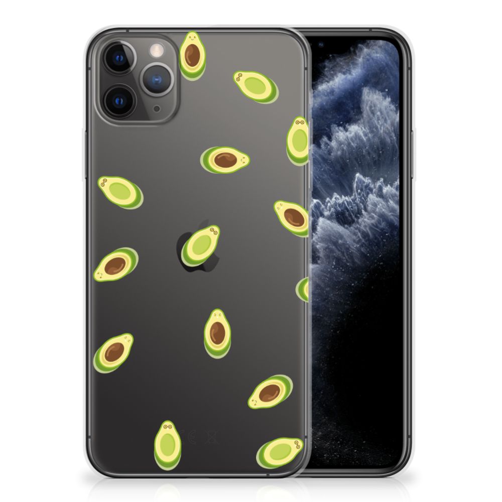Apple iPhone 11 Pro Max Siliconen Case Avocado