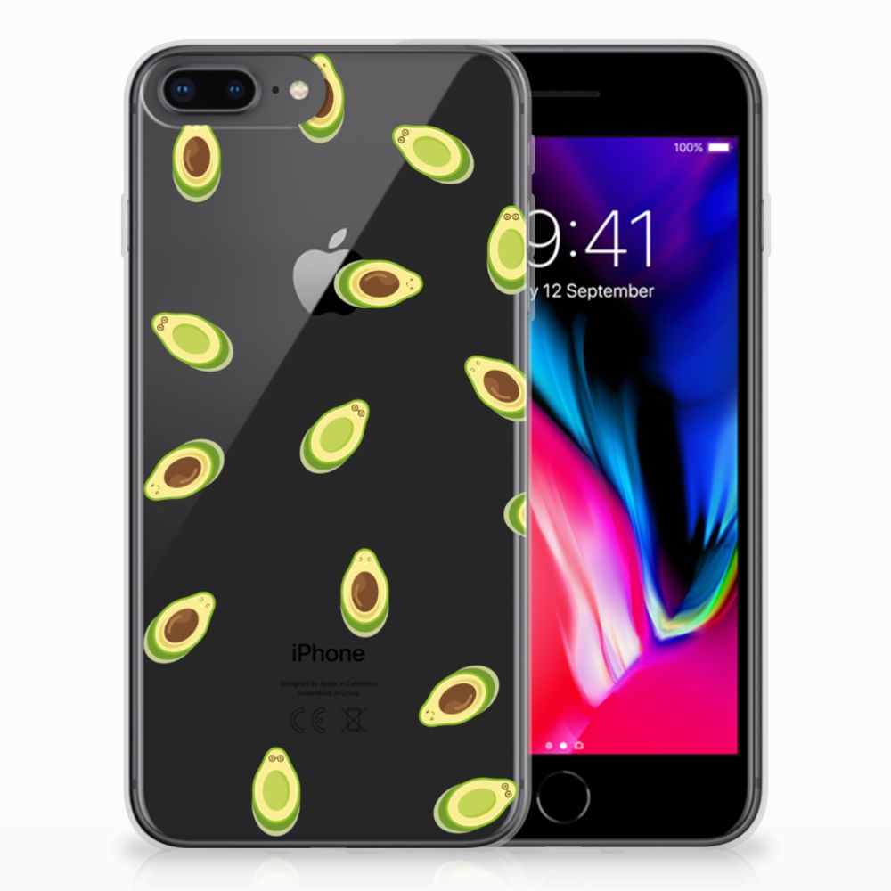 Apple iPhone 7 Plus | 8 Plus Siliconen Case Avocado