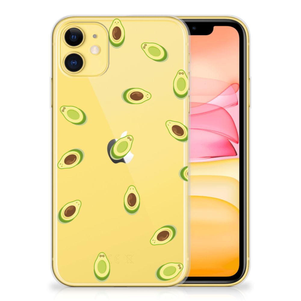 Apple iPhone 11 Siliconen Case Avocado