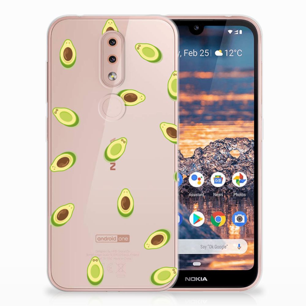 Nokia 4.2 Siliconen Case Avocado