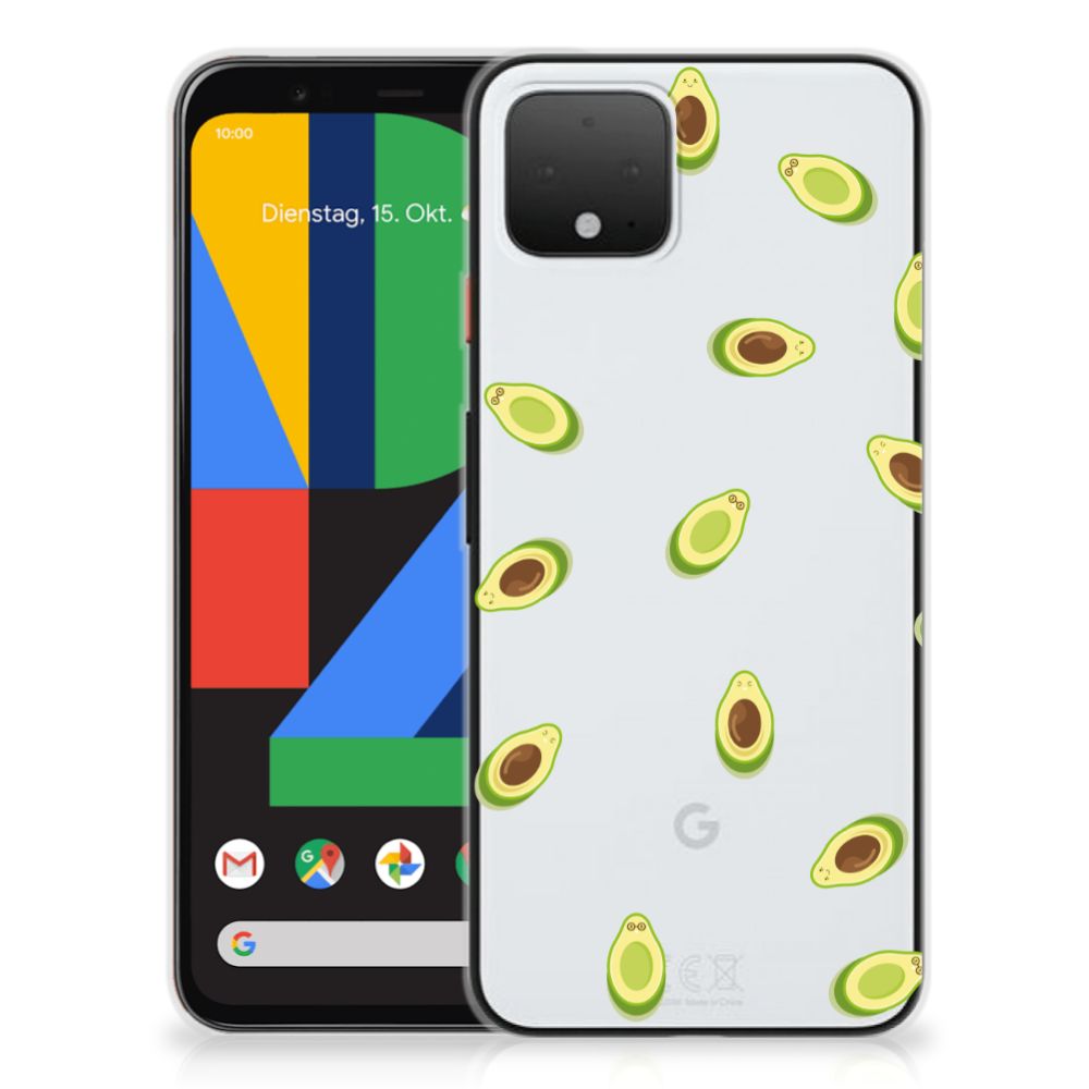 Google Pixel 4 Siliconen Case Avocado