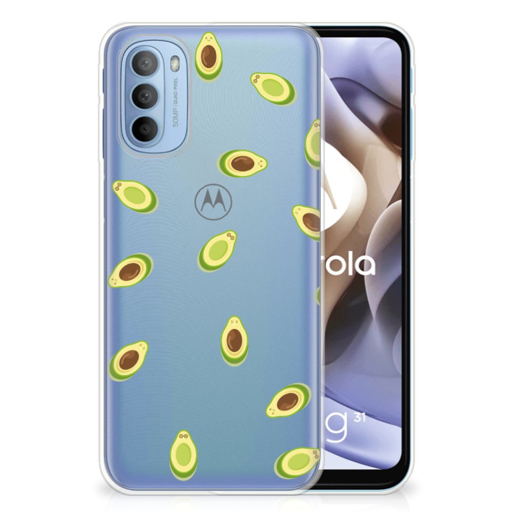 Motorola Moto G31 | G41 Siliconen Case Avocado