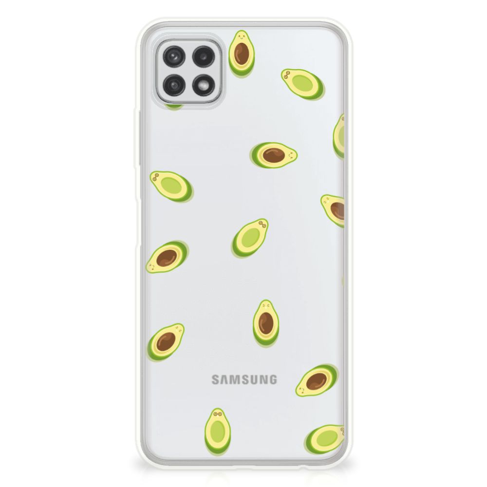 Samsung Galaxy A22 5G Siliconen Case Avocado