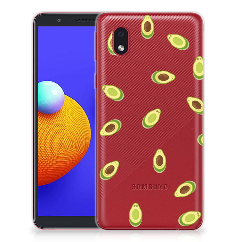 Samsung Galaxy A01 Core Siliconen Case Avocado