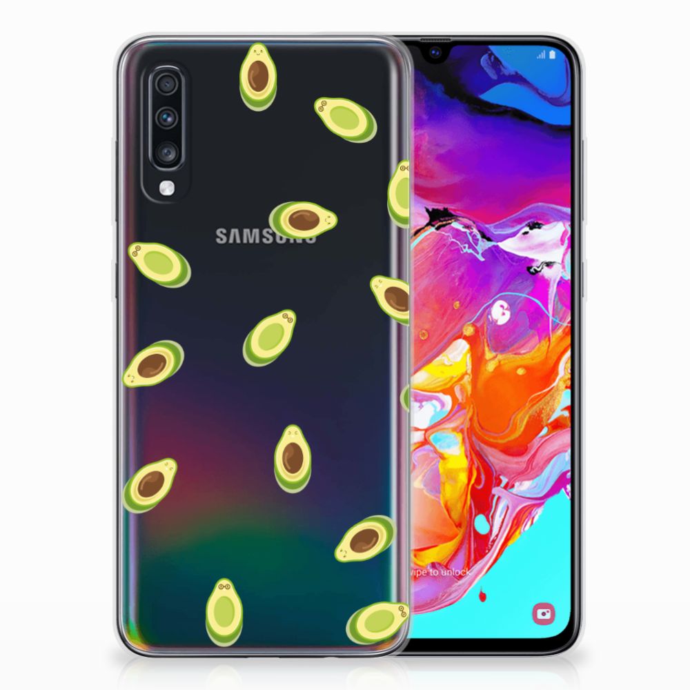 Samsung Galaxy A70 Siliconen Case Avocado
