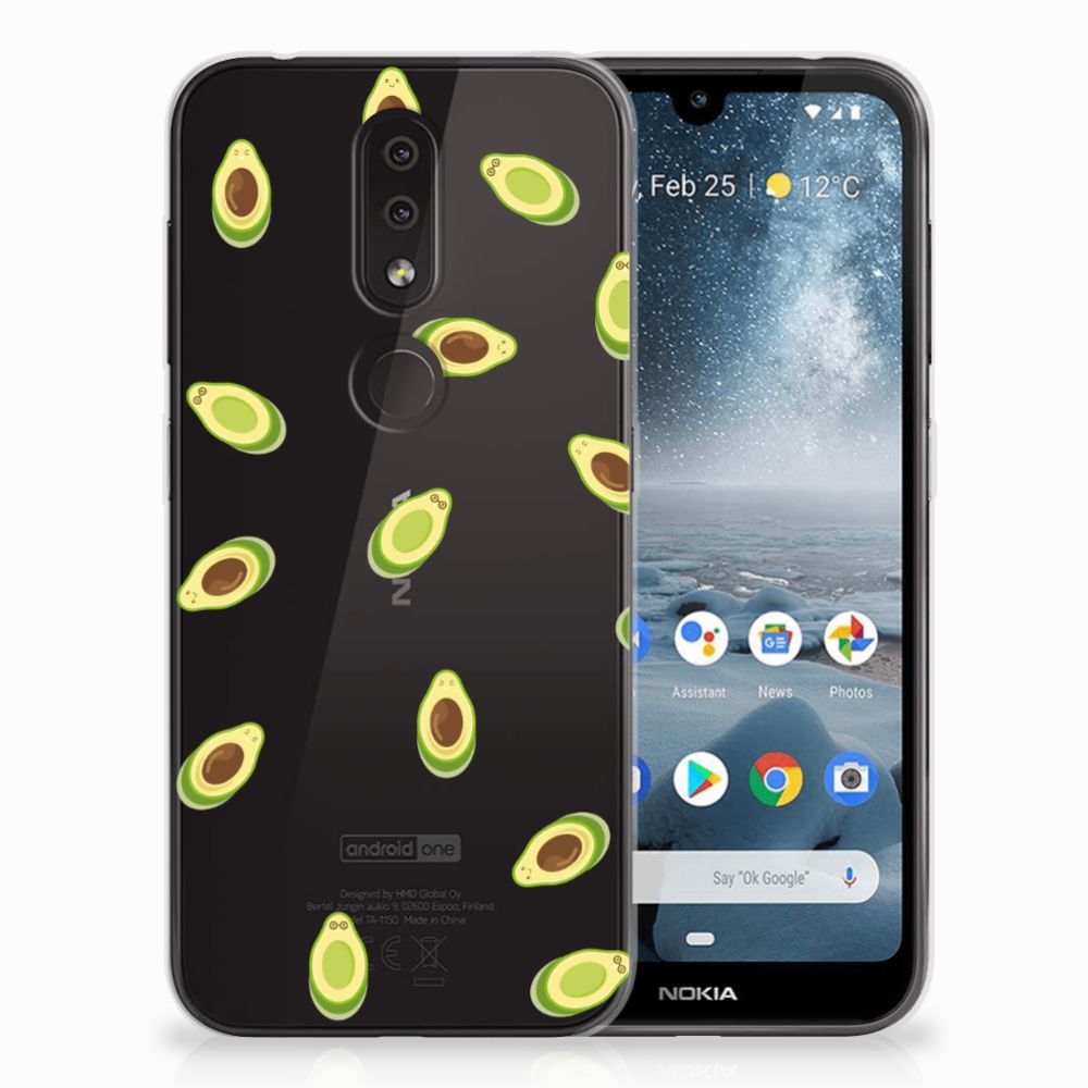 Nokia 4.2 Siliconen Case Avocado