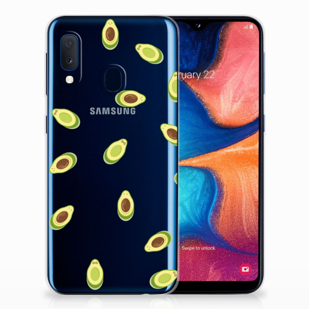 Samsung Galaxy A20e Siliconen Case Avocado