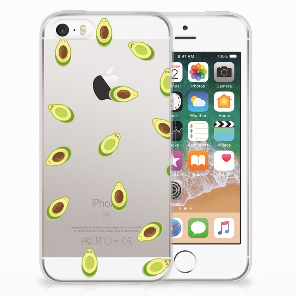 Apple iPhone SE | 5S Siliconen Case Avocado