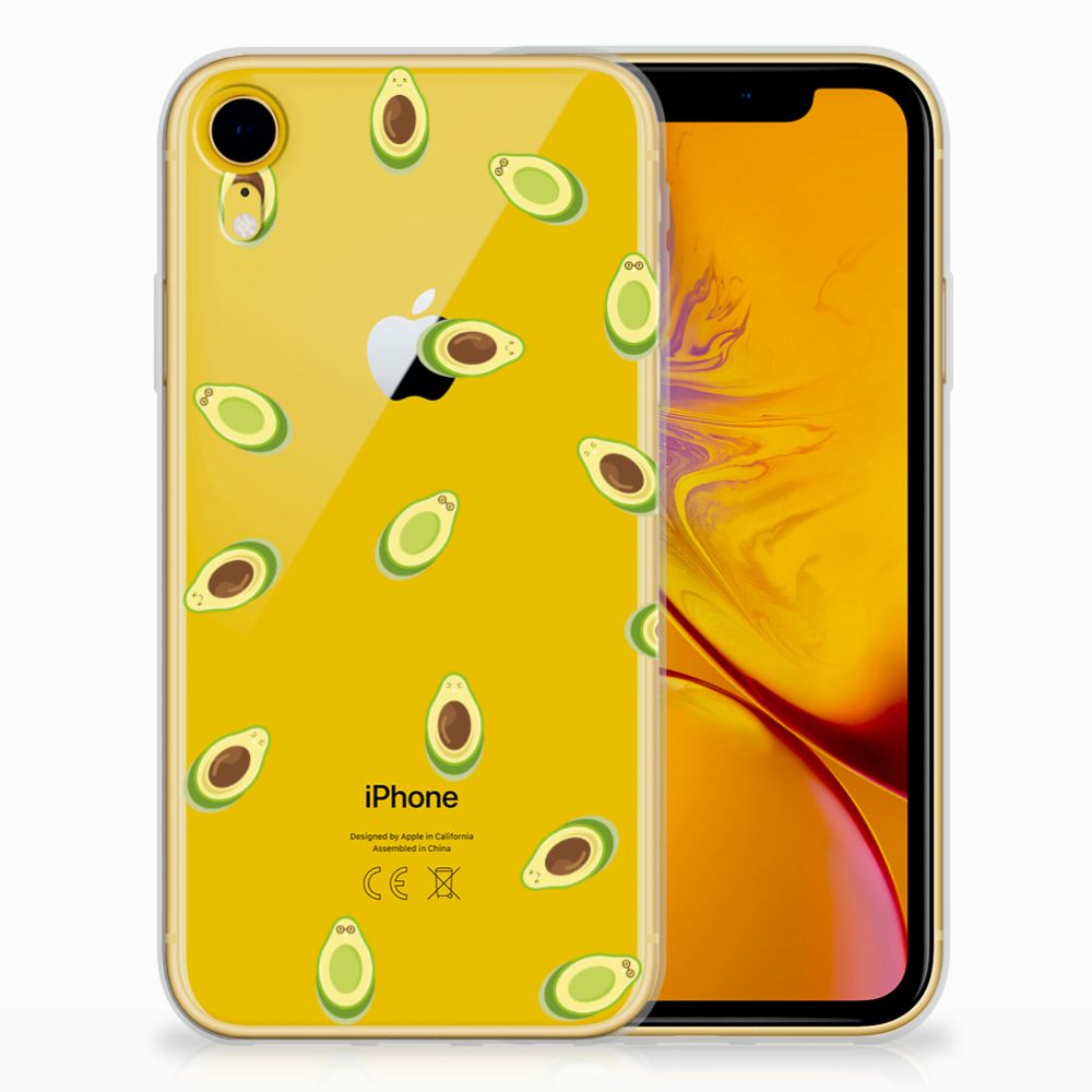 Apple iPhone Xr Siliconen Case Avocado