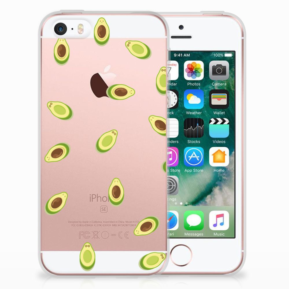 Apple iPhone SE | 5S Siliconen Case Avocado