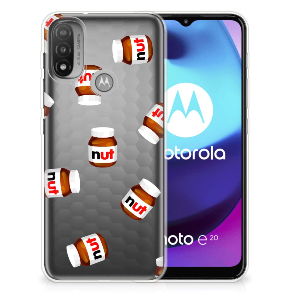 Motorola Moto E20 | E40 Siliconen Case Nut Jar
