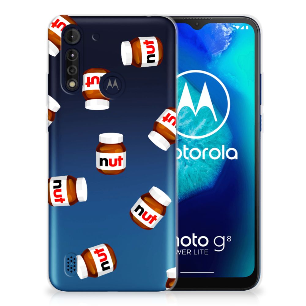 Motorola Moto G8 Power Lite Siliconen Case Nut Jar