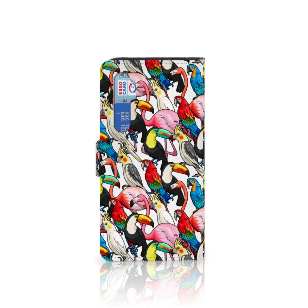 Xiaomi Mi Note 10 Lite Telefoonhoesje met Pasjes Birds