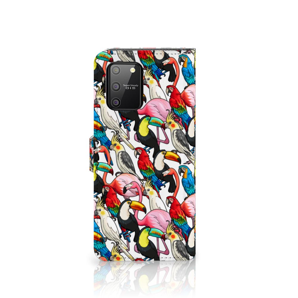 Samsung S10 Lite Telefoonhoesje met Pasjes Birds