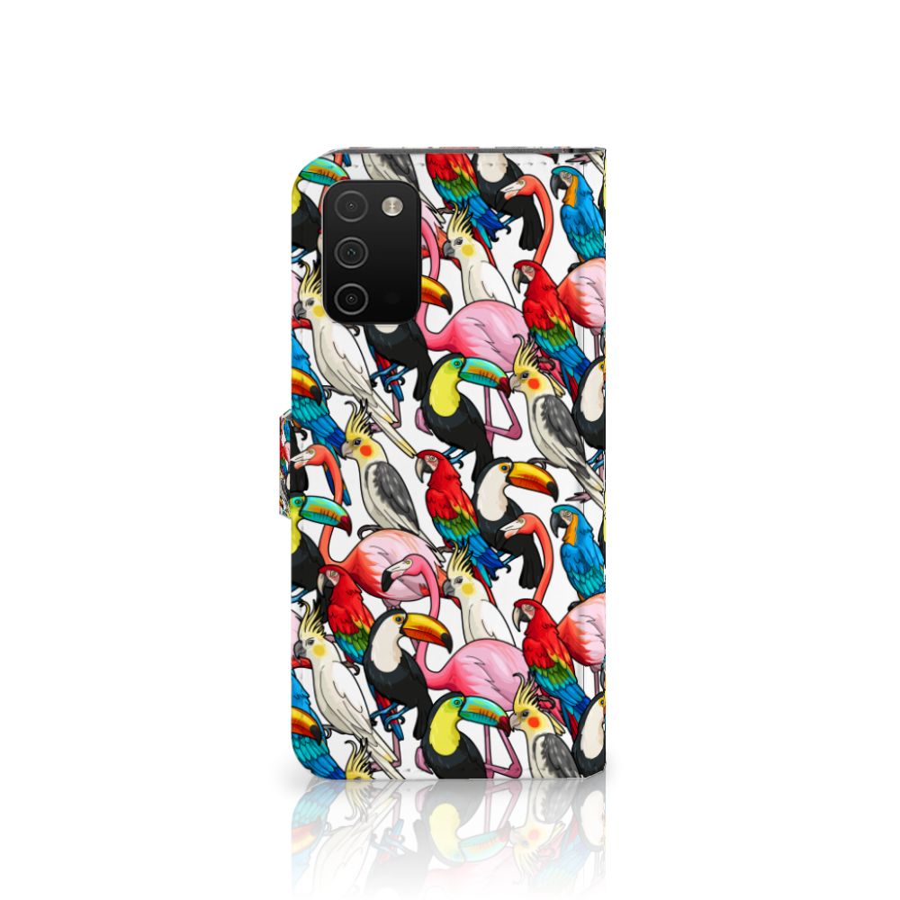 Samsung Galaxy A03s Telefoonhoesje met Pasjes Birds