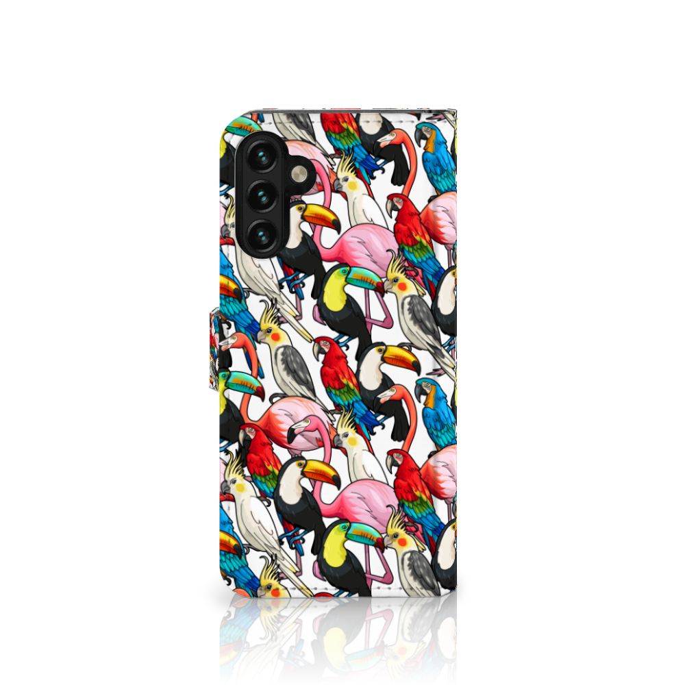 Samsung Galaxy A04s | Samsung Galaxy A13 5G Telefoonhoesje met Pasjes Birds