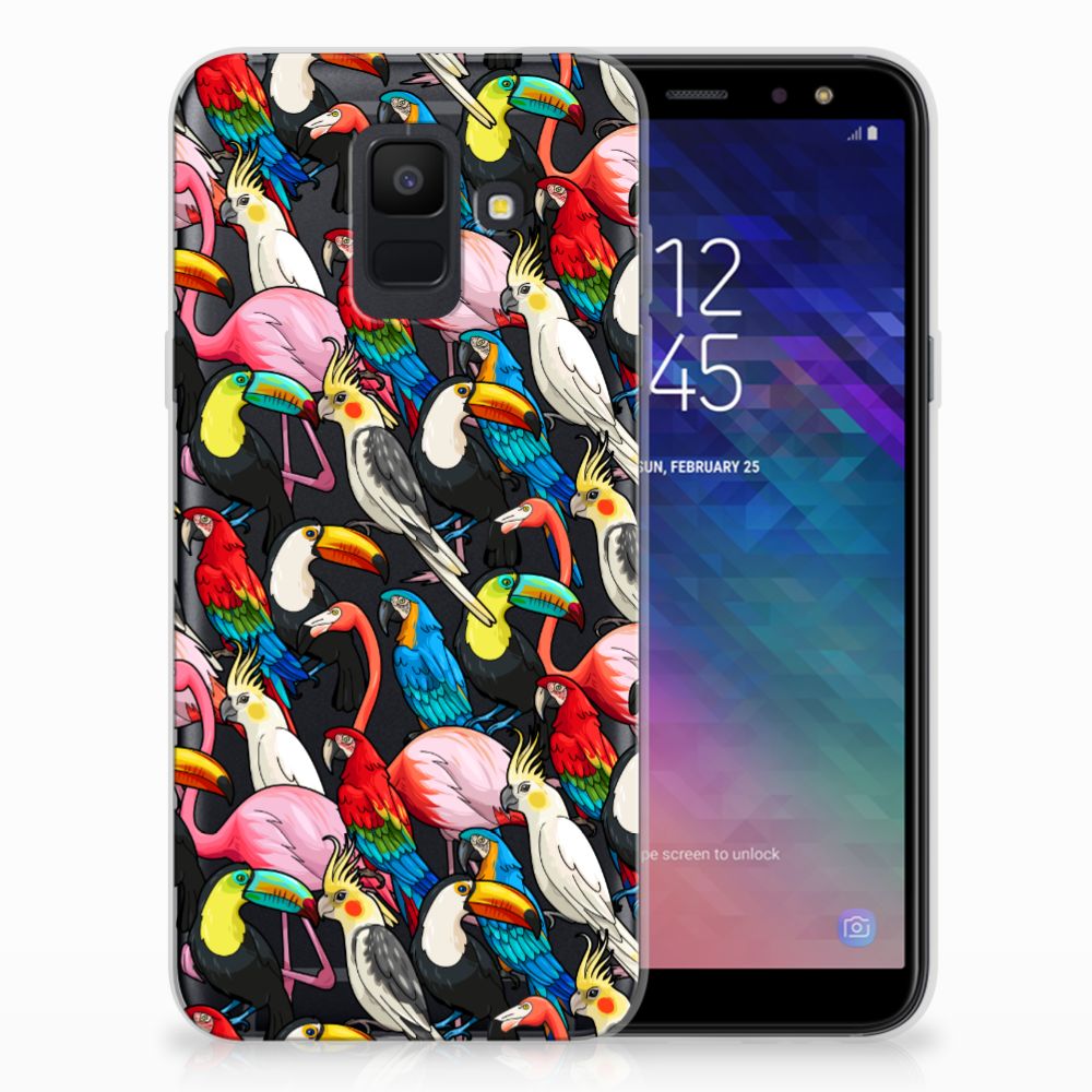 Samsung Galaxy A6 (2018) TPU Hoesje Birds