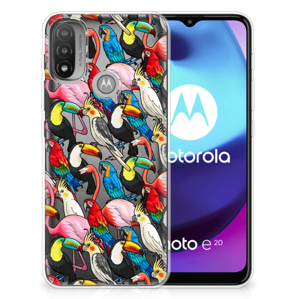 Motorola Moto E20 | E40 TPU Hoesje Birds