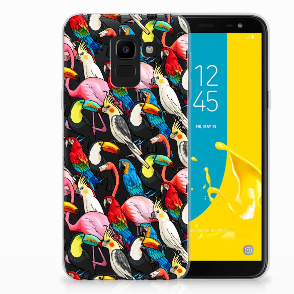 Samsung Galaxy J6 2018 TPU Hoesje Birds