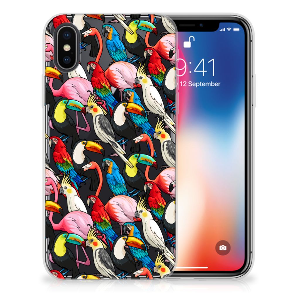 Apple iPhone X | Xs TPU Hoesje Birds