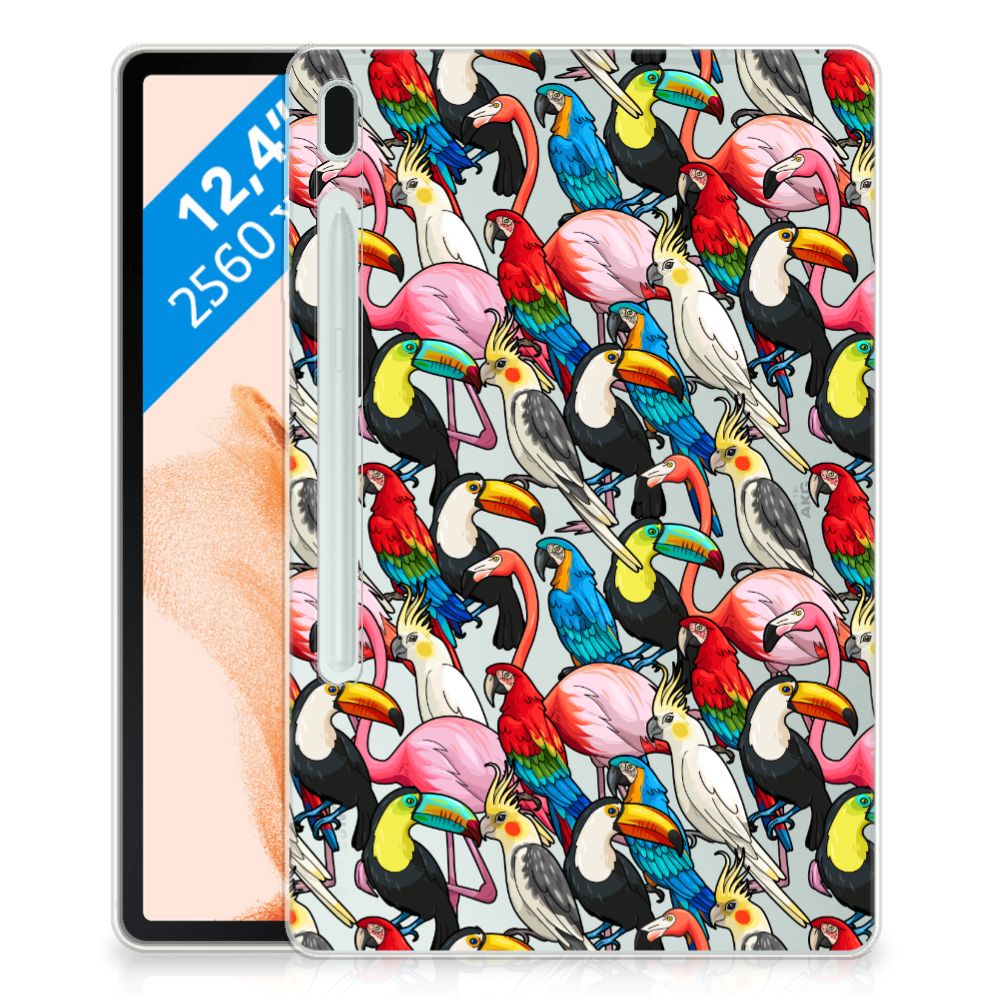 Samsung Galaxy Tab S7FE Back Case Birds