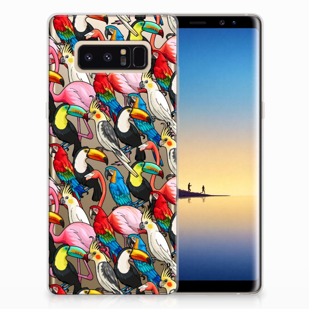 Samsung Galaxy Note 8 TPU Hoesje Birds