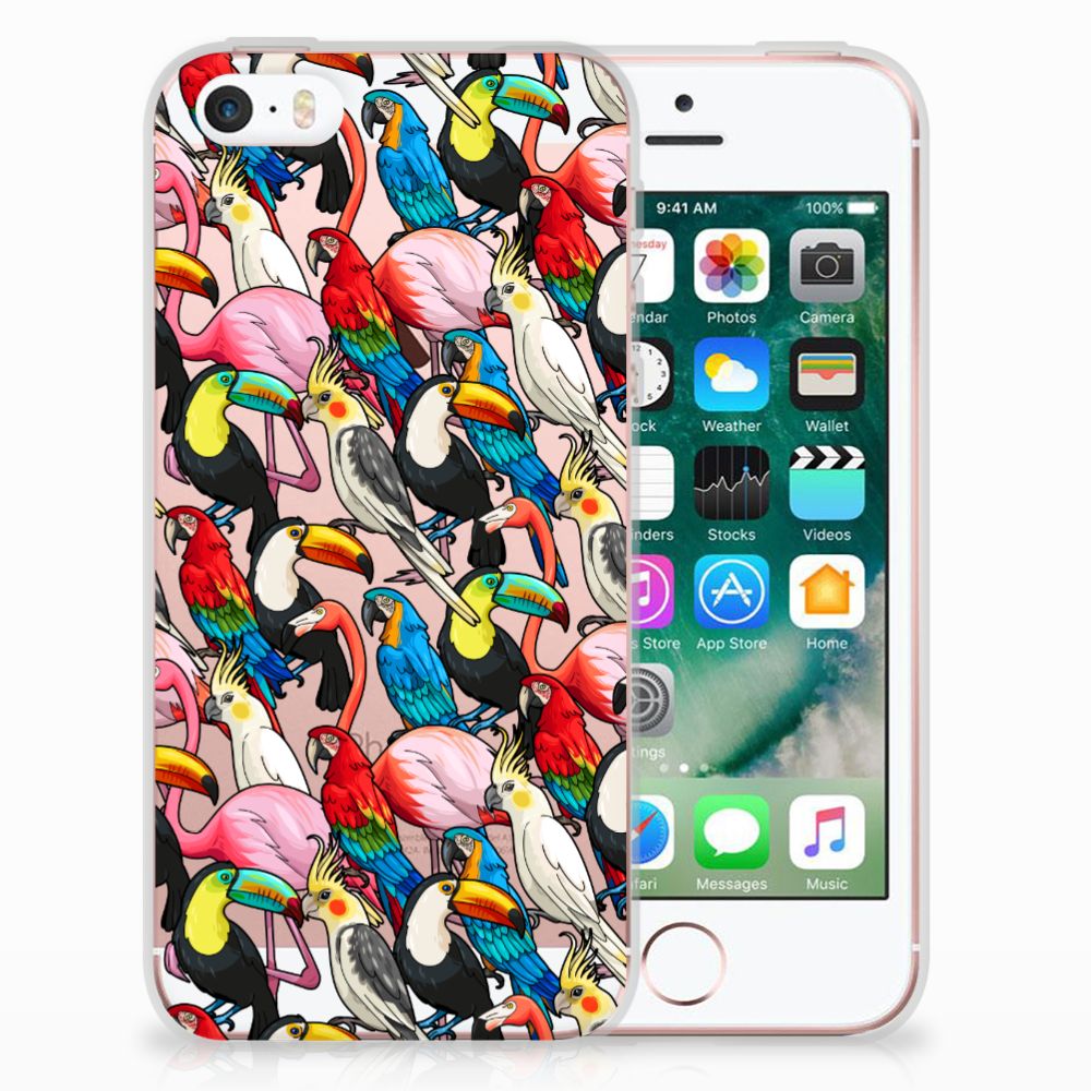 Apple iPhone SE | 5S TPU Hoesje Birds