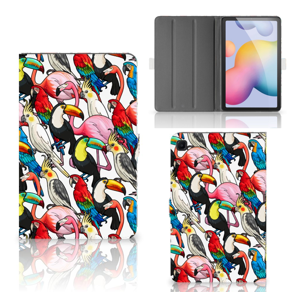 Samsung Galaxy Tab S6 Lite Flip Case Birds