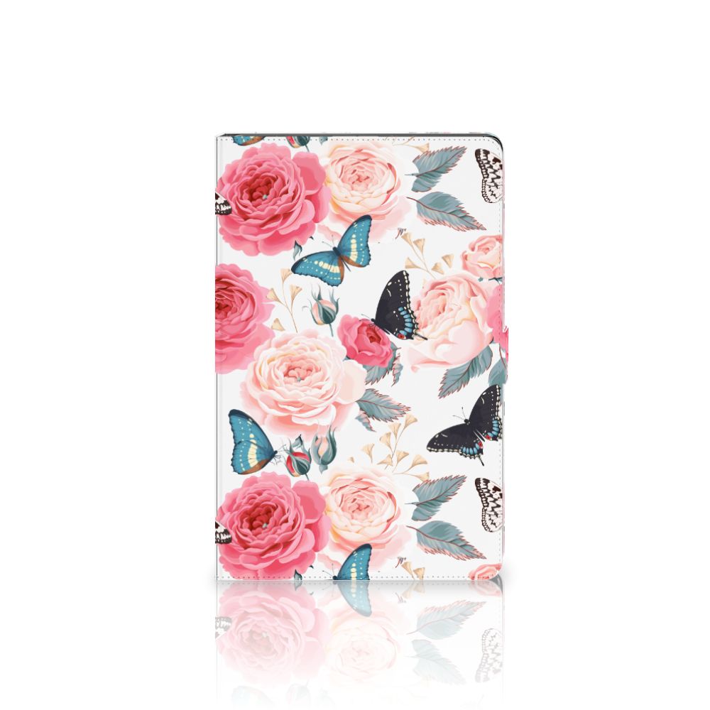 Samsung Galaxy Tab A7 (2020) Tablet Cover Butterfly Roses