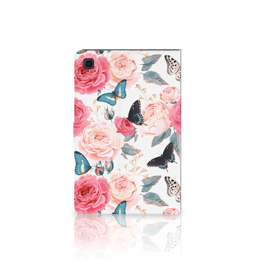 Samsung Galaxy Tab A7 (2020) Tablet Cover Butterfly Roses