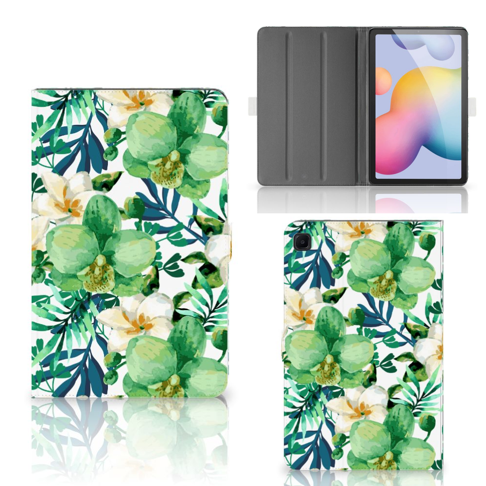 Samsung Galaxy Tab S6 Lite | S6 Lite (2022) Tablet Cover Orchidee Groen