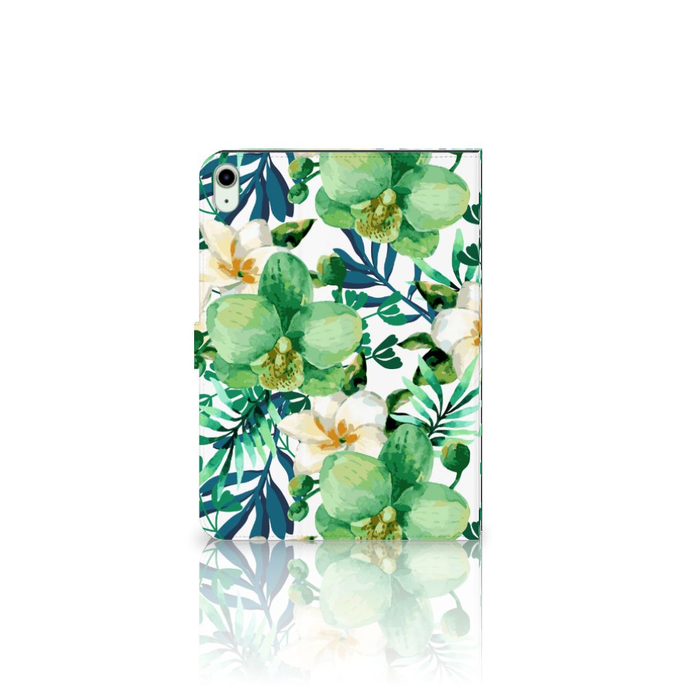 iPad Air (2020-2022) 10.9 inch Tablet Cover Orchidee Groen