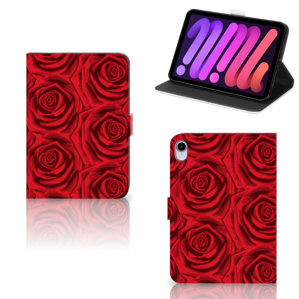 iPad Mini 6 (2021) Tablet Cover Red Roses