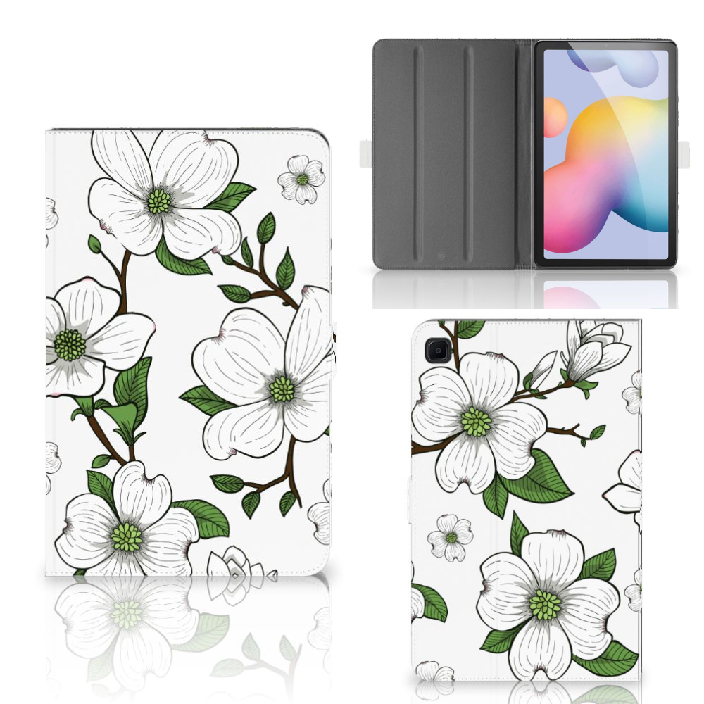 Samsung Galaxy Tab S6 Lite | S6 Lite (2022) Tablet Cover Dogwood Flowers