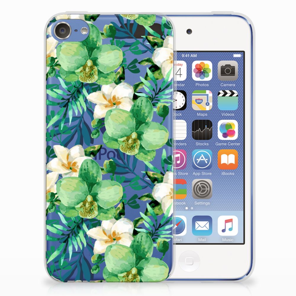 Apple iPod Touch 5 | 6 TPU Case Orchidee Groen