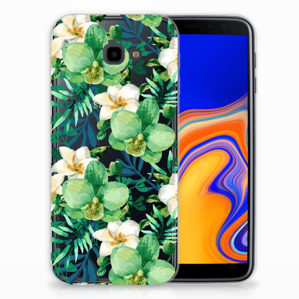 Samsung Galaxy J4 Plus (2018) TPU Case Orchidee Groen