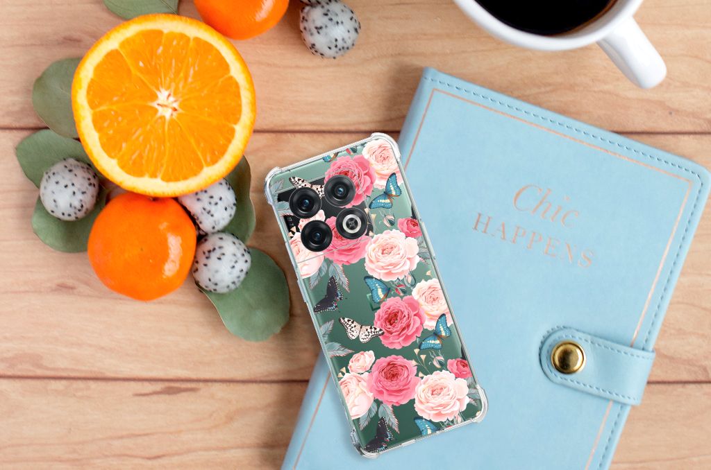 OnePlus 10 Pro Case Butterfly Roses
