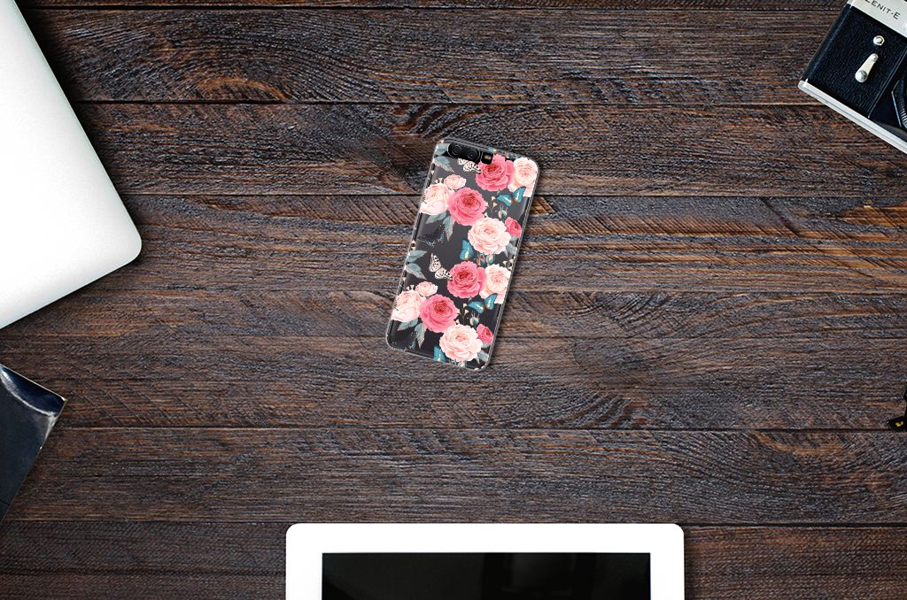Huawei P10 TPU Case Butterfly Roses