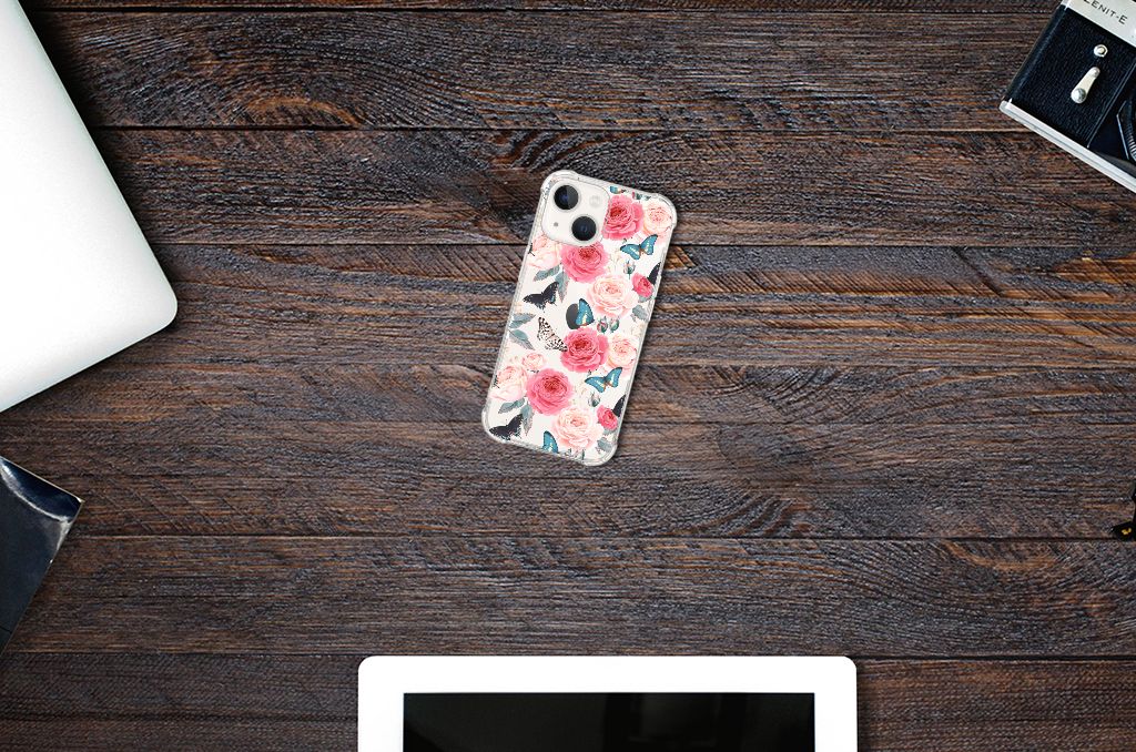 iPhone 13 Case Butterfly Roses