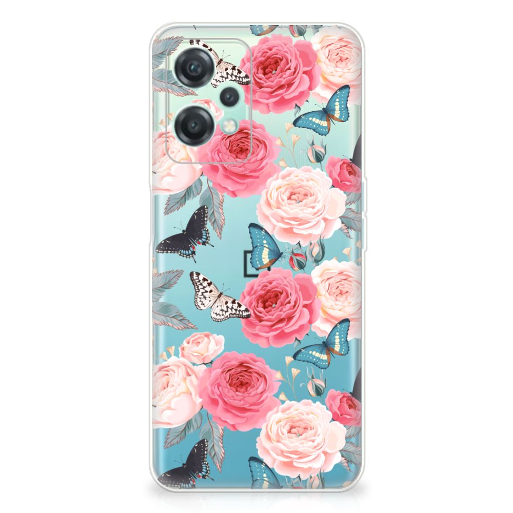 OnePlus Nord CE 2 Lite TPU Case Butterfly Roses