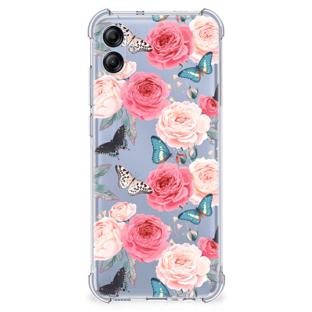 Samsung Galaxy A04e Case Butterfly Roses
