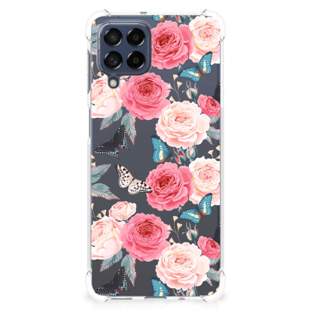 Samsung Galaxy M53 Case Butterfly Roses