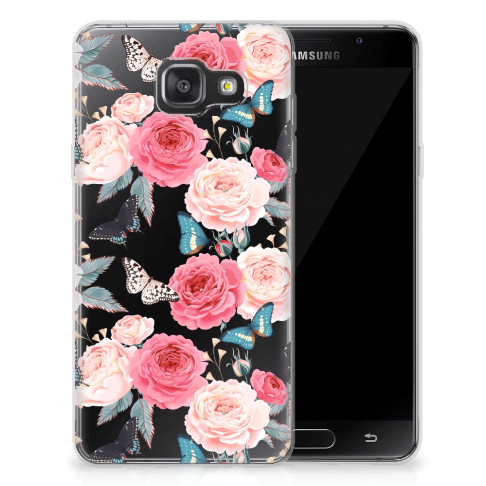 Samsung Galaxy A3 2016 TPU Case Butterfly Roses