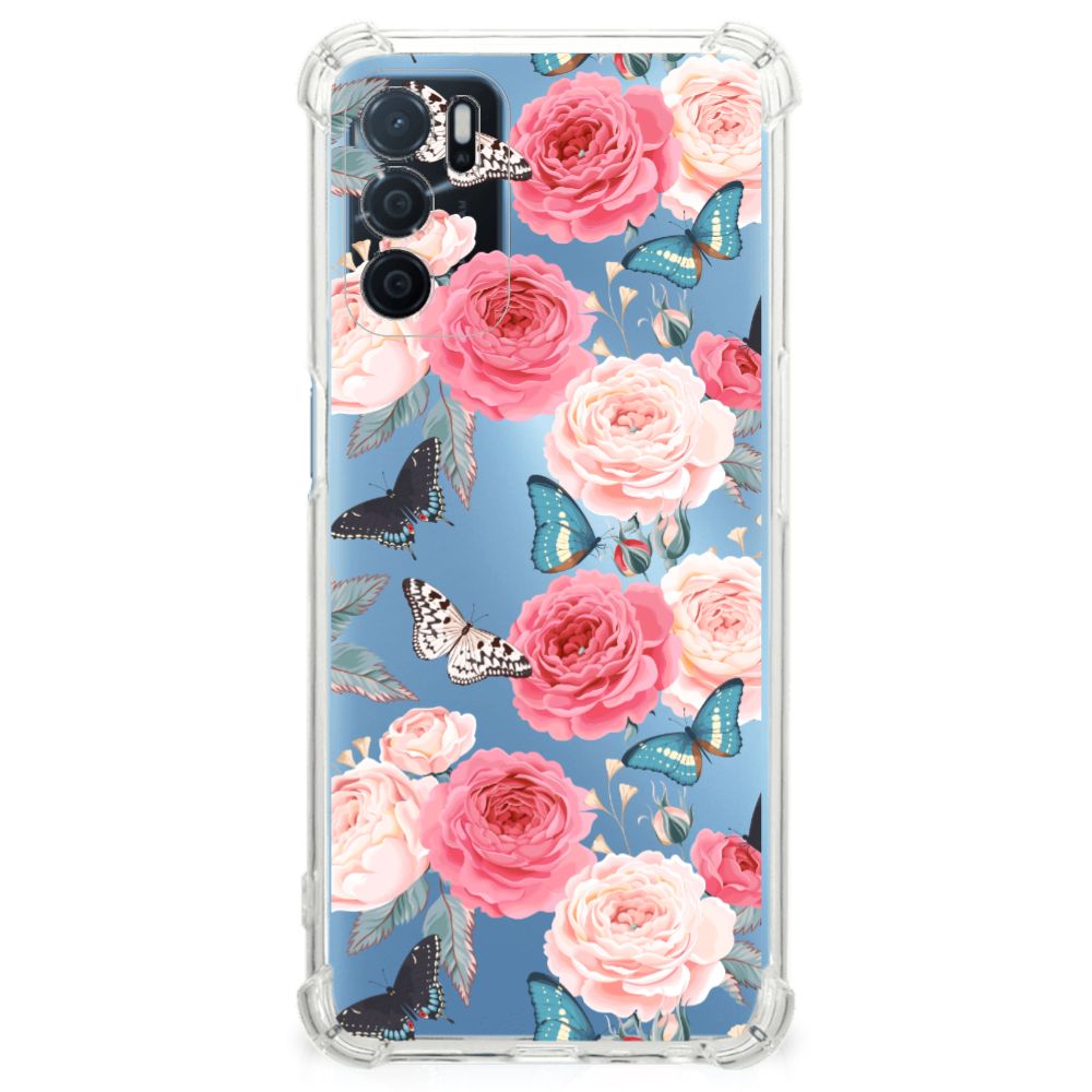 OPPO A16 | A16s | A54s Case Butterfly Roses