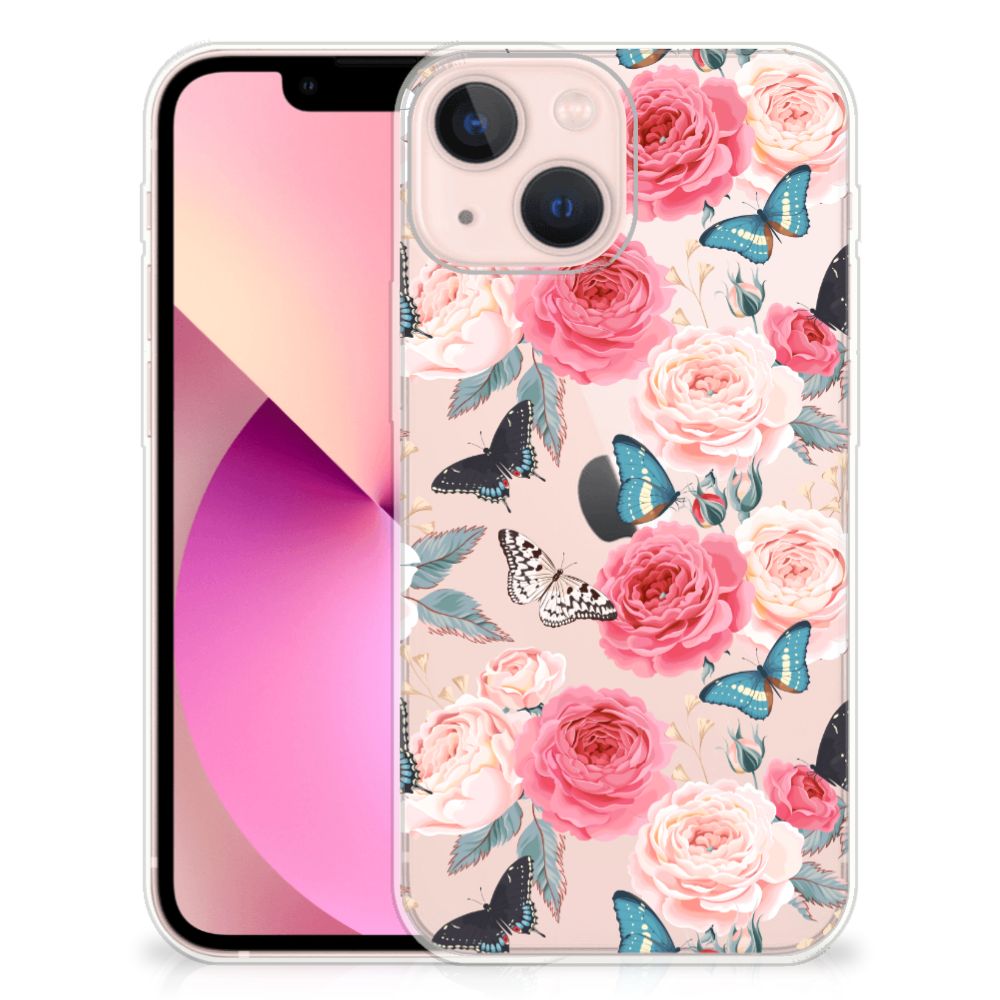 iPhone 13 mini TPU Case Butterfly Roses