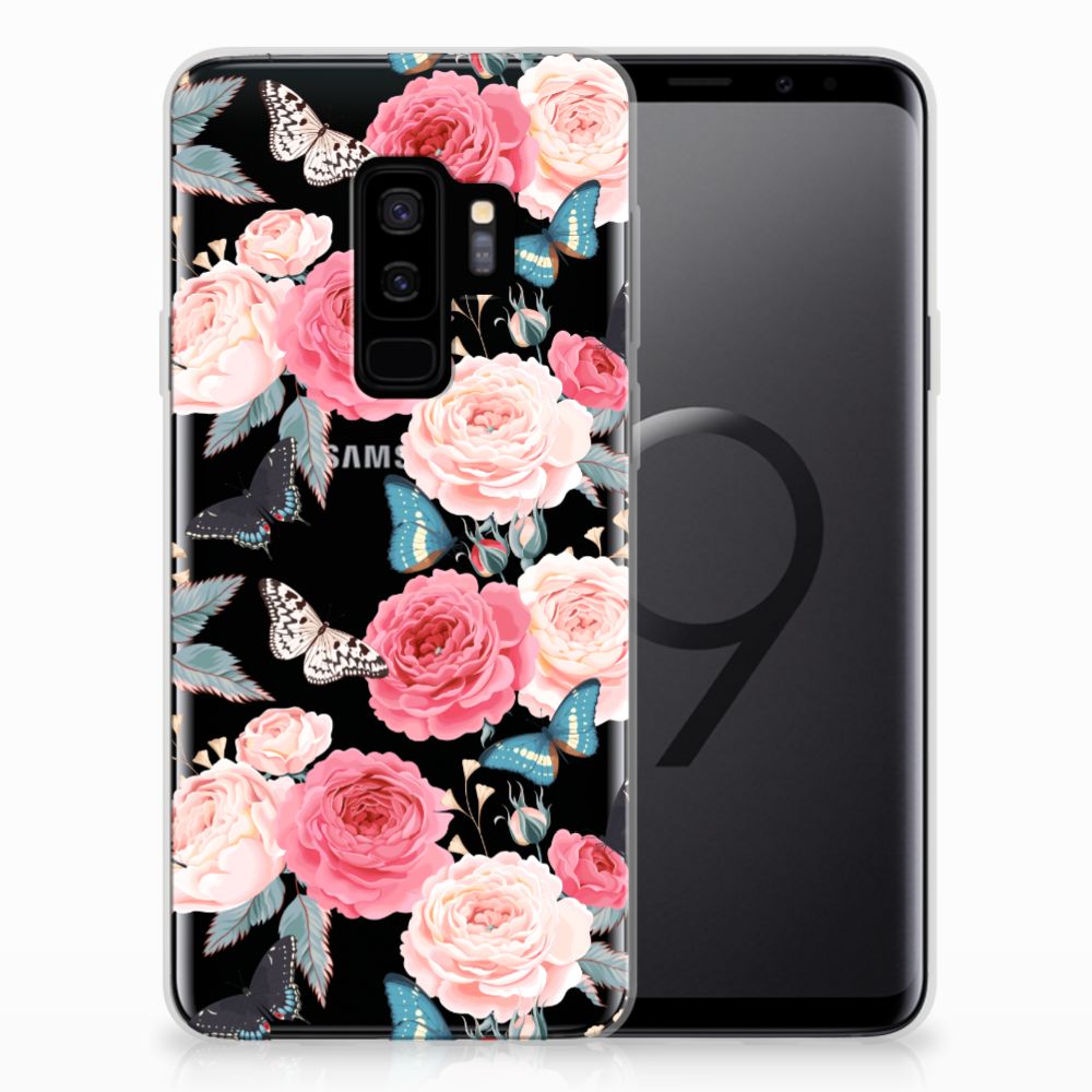 Samsung Galaxy S9 Plus TPU Case Butterfly Roses
