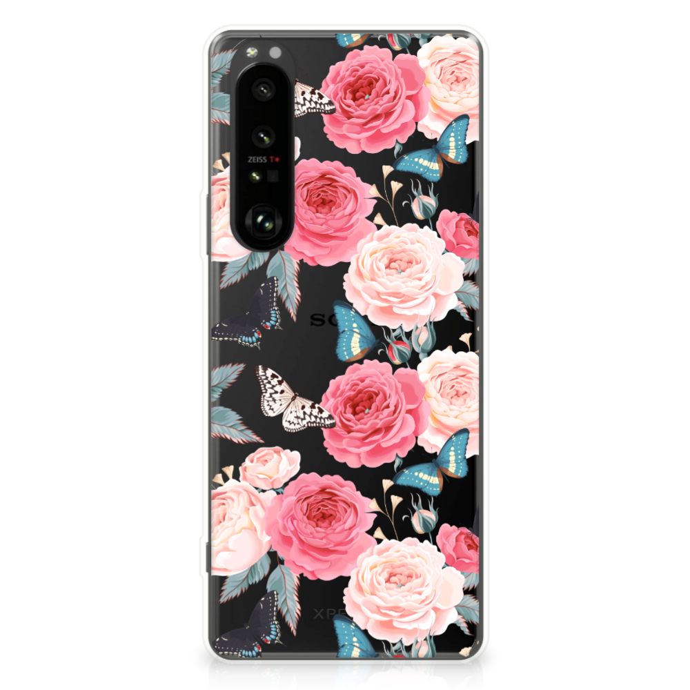 Sony Xperia 1 III TPU Case Butterfly Roses