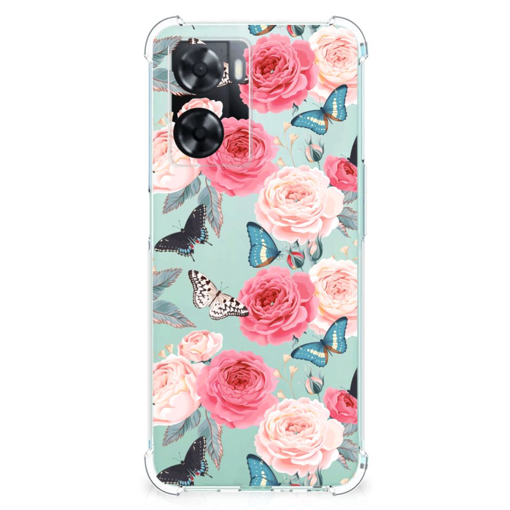 OPPO A57 | A57s | A77 4G Case Butterfly Roses