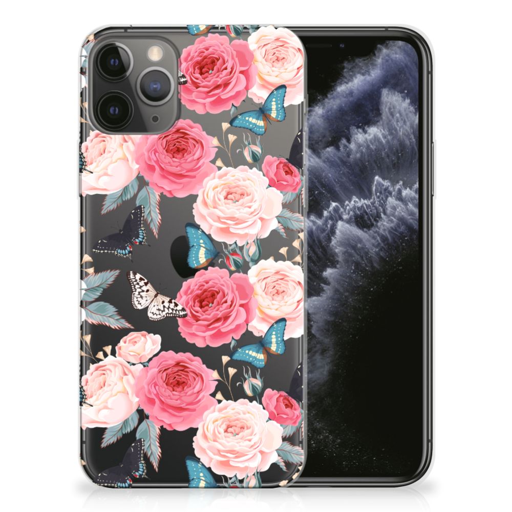 Apple iPhone 11 Pro TPU Case Butterfly Roses
