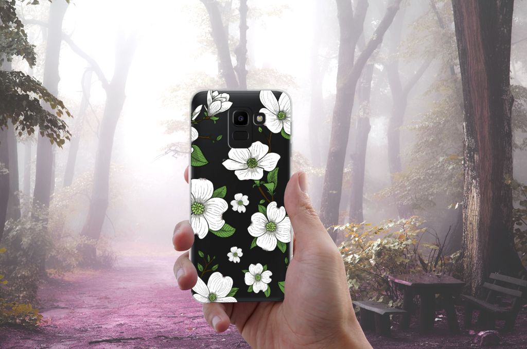 Samsung Galaxy J6 2018 TPU Case Dogwood Flowers